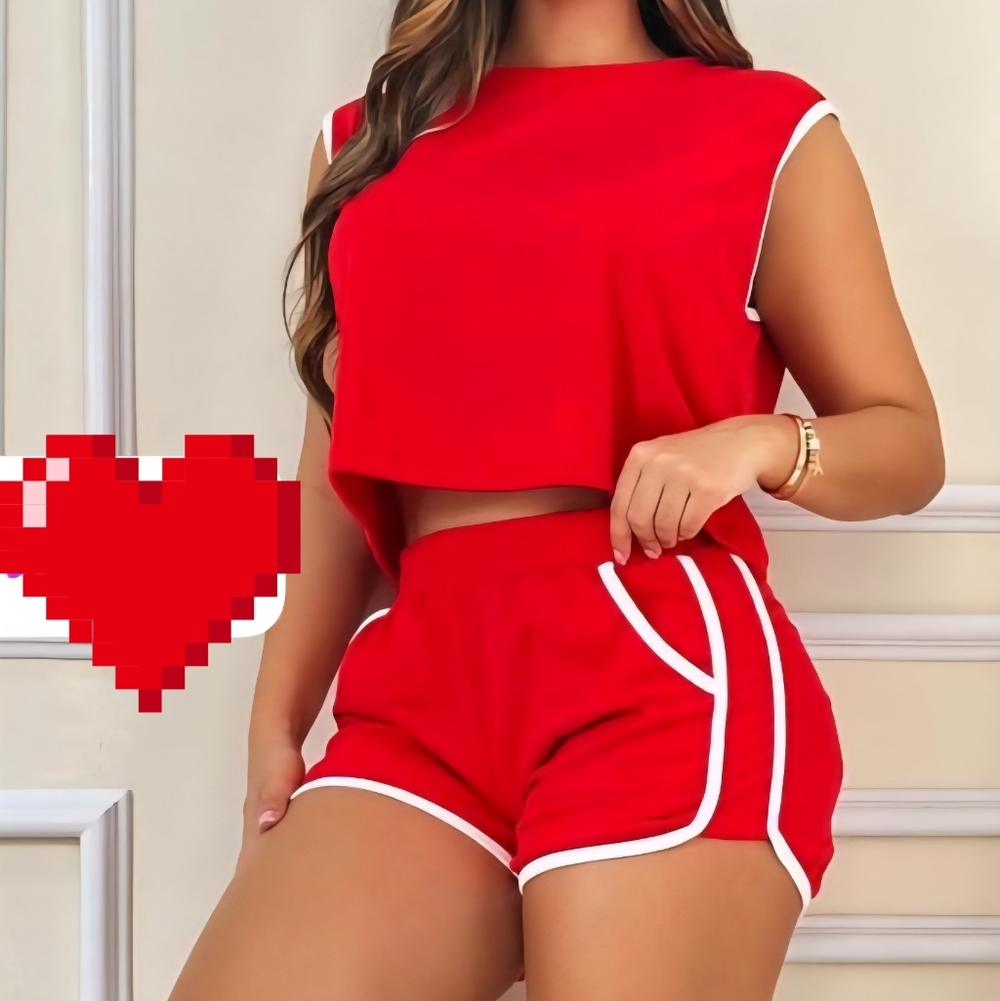 Red Women's Shorts